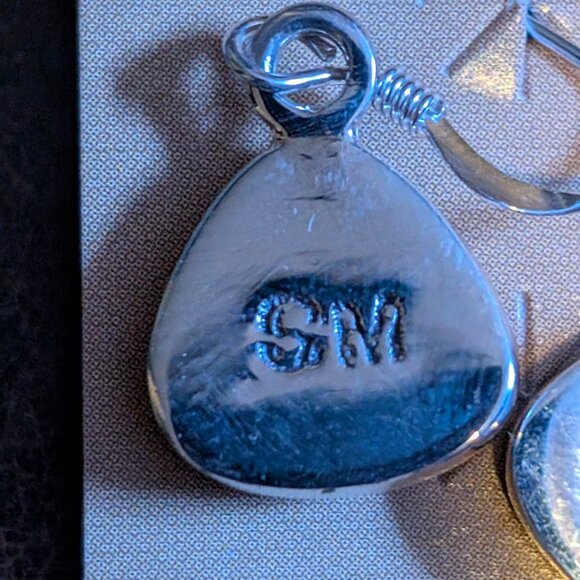 🍬 Sterling Silver Hershey’s Kiss Earrings – Hook Style - Picture 6 of 6